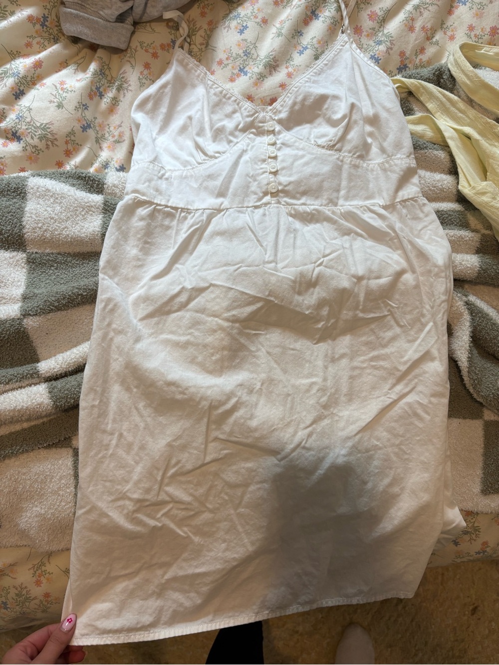 white brandy melville one size mini worn once
